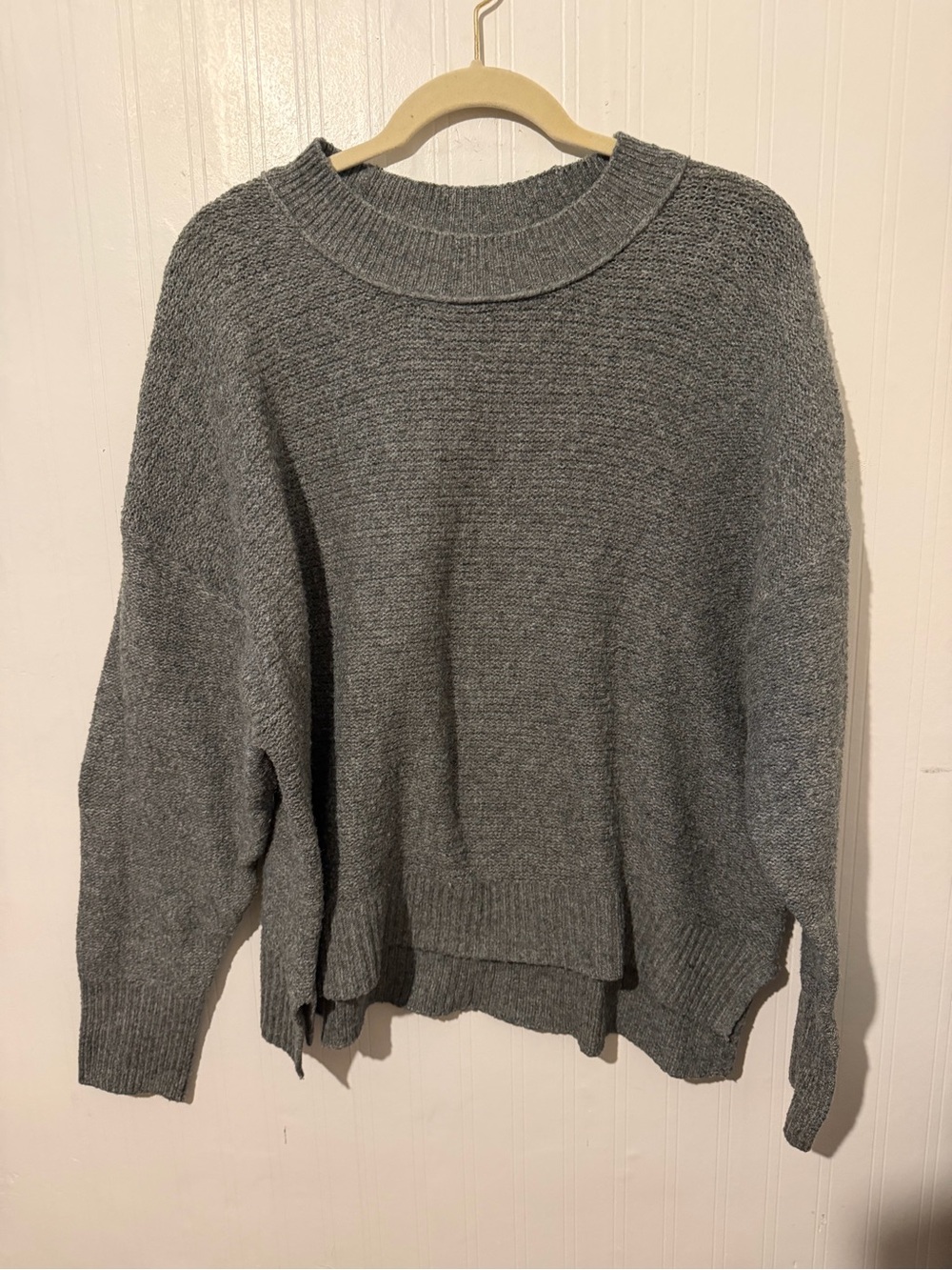 American Eagle Cozy Gray Women's Knit Sweater XL